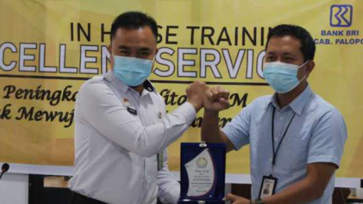 Kantor Imigrasi Palopo dan BRI Menyelenggarakan In House Training EXCELLENT SERVICE 2021