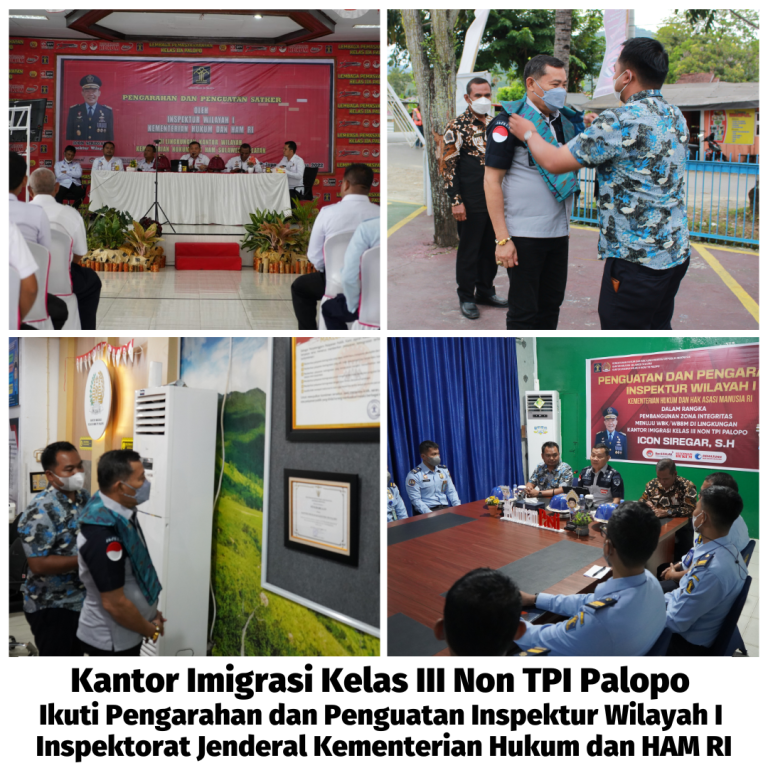 Kantor Imigrasi Palopo Ikuti Pengarahan dan Penguatan Inspektur Wilayah I Inspektorat Jenderal Kementerian Hukum dan HAM RI