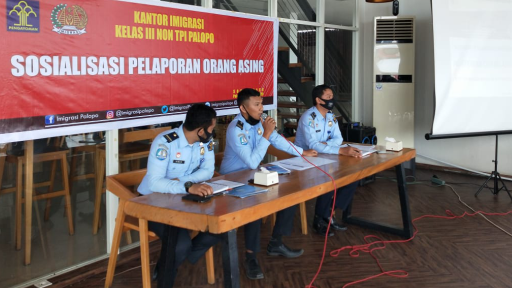 Kantor Imigrasi Kelas III Non-TPI Palopo Sosialisasi Pelaporan Orang Asing