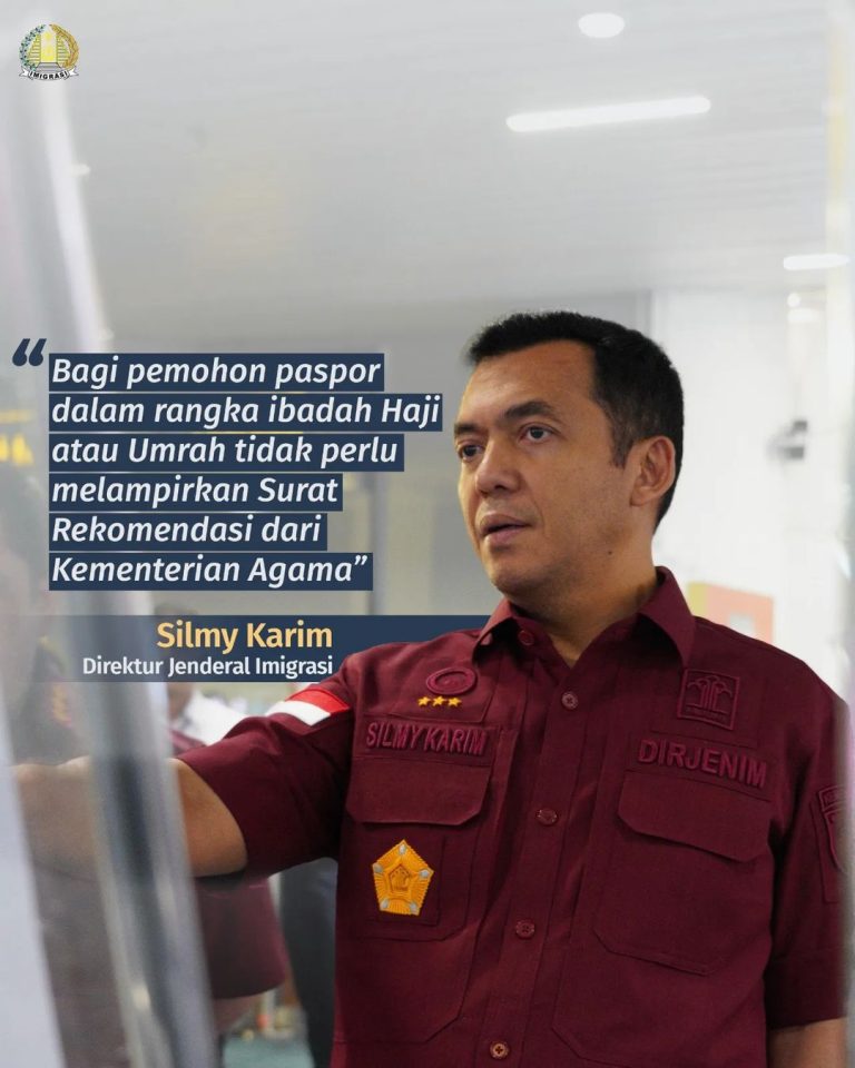 Dirjen Imigrasi: Syarat Rekomendasi Kemenag untuk Mengurus Paspor Umrah Sudah Dicabut