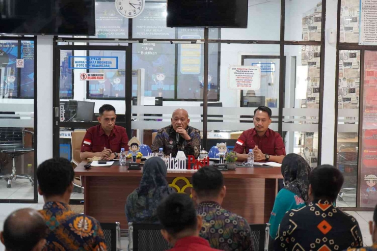 Kunjungan Kepala Divisi Keimigrasian Kantor Wilayah Kemenkumham Sulawesi Selatan