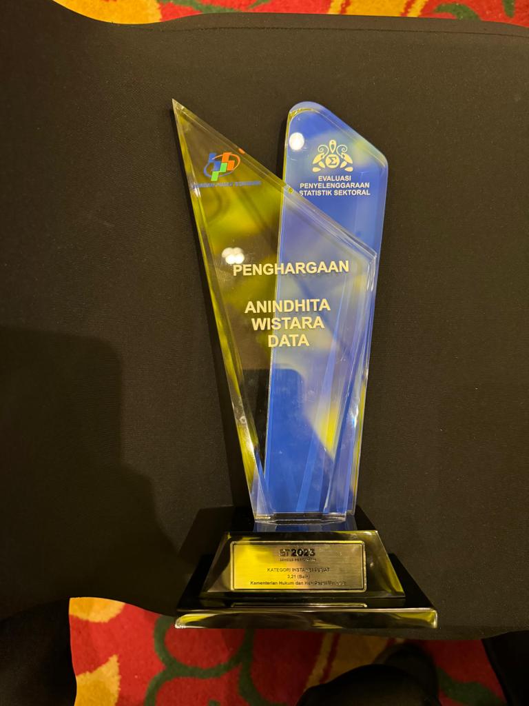 Kemenkumham Terima Penganugerahan dari BPS