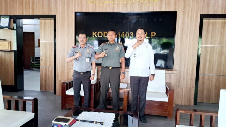 IMIRASI PALOPO LAKUKAN SILATURAHMI DAN KOORDINASI KE KODIM 1403 SAWERIGADING PALOPO