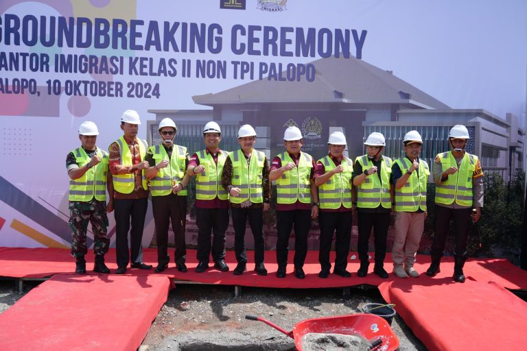 Peletakan Batu Pertama Kantor Imigrasi Palopo, Ini Harapan Kakanwil Taufiqurrakhman